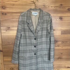 Steve Madden Women's Plaid Blazer